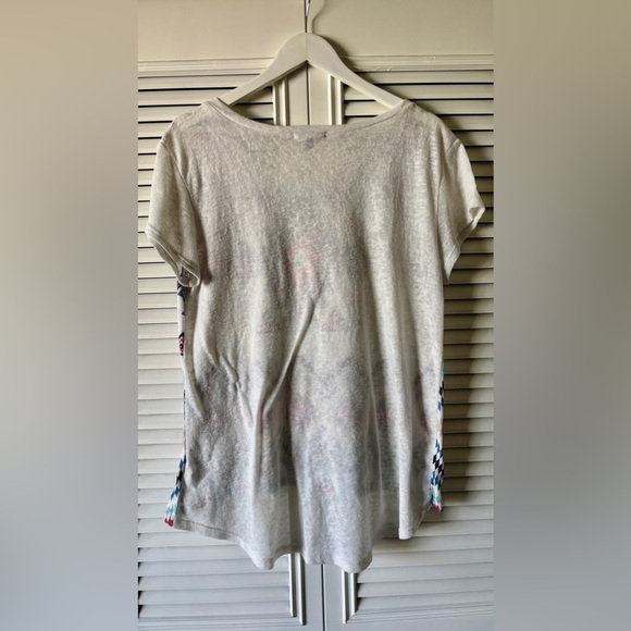 Signature Studio Women’s Knit Tribal Multicolored High-low Top SZ XL - Picture 2 of 7